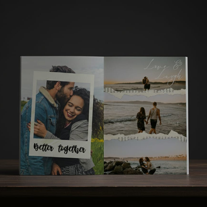 20 PAGE COUPLE / BIRTHDAY PREMIUM MAGAZINE | A4 SIZE PHOTO FRAME FREE | 40 POLAROID IMAGES FREE