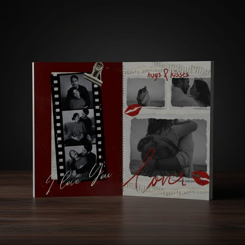 20 PAGE COUPLE / BIRTHDAY PREMIUM MAGAZINE | A4 SIZE PHOTO FRAME FREE | 40 POLAROID IMAGES FREE