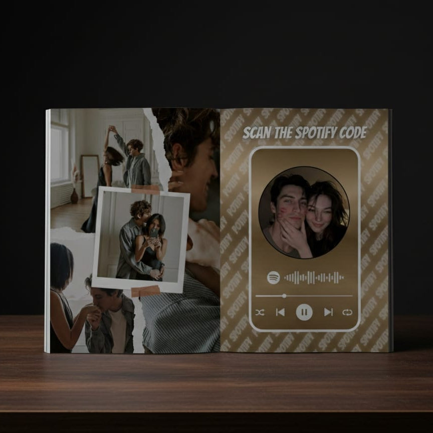 20 PAGE COUPLE / BIRTHDAY PREMIUM MAGAZINE | A4 SIZE PHOTO FRAME FREE | 40 POLAROID IMAGES FREE