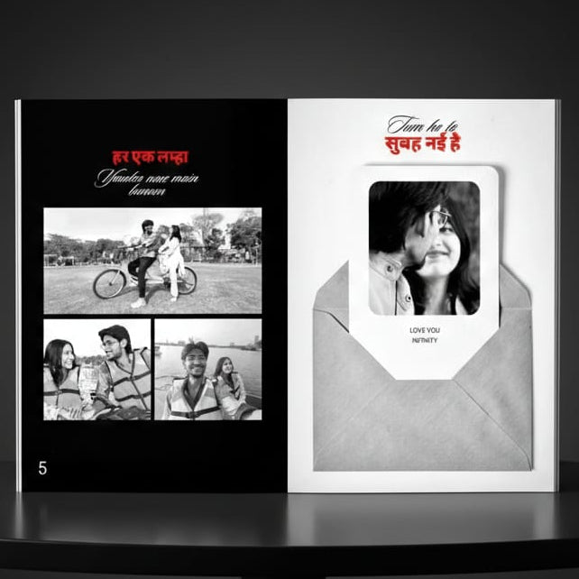 12 PAGE LYRICAL COUPLE MAGAZINE | 18 POLAROID IMAGES FREE | 1 CUSTOMIZED WISH CARD FREE