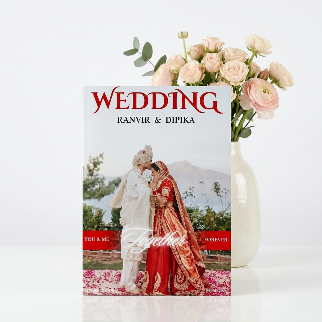 20 PAGE WEDDING PREMIUM MAGAZINE | A4 SIZE PHOTO FRAME FREE | 40 POLAROID IMAGES FREE