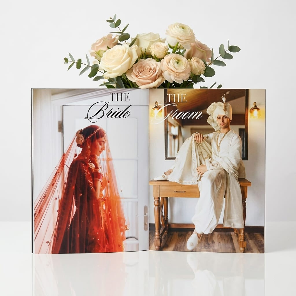 20 PAGE WEDDING PREMIUM MAGAZINE | A4 SIZE PHOTO FRAME FREE | 40 POLAROID IMAGES FREE