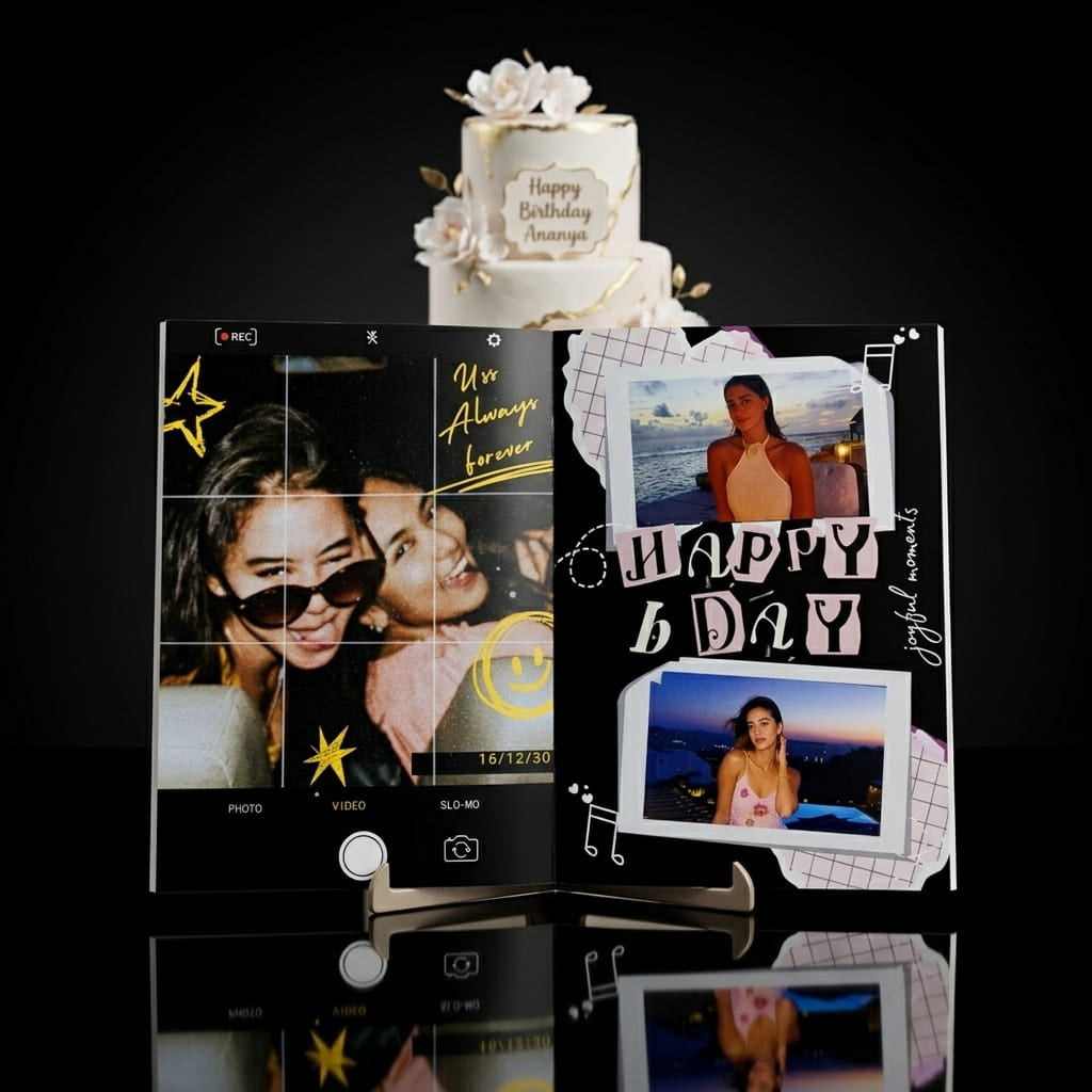 20 PAGE BIRTHDAY PREMIUM MAGAZINE | A4 SIZE PHOTO FRAME FREE | 40 POLAROID IMAGES FREE