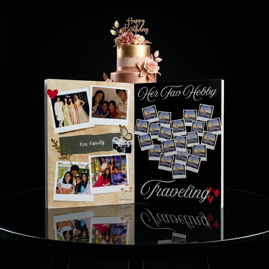 20 PAGE BIRTHDAY PREMIUM MAGAZINE | A4 SIZE PHOTO FRAME FREE | 40 POLAROID IMAGES FREE