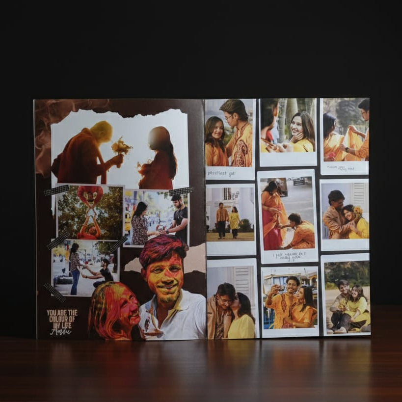 12 PAGE COUPLE MAGAZINE  | 18 POLAROID IMAGES FREE | 1 CUSTOMIZED WISH CARD FREE