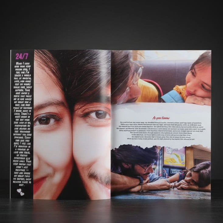 12 PAGE COUPLE MAGAZINE  | 18 POLAROID IMAGES FREE | 1 CUSTOMIZED WISH CARD FREE