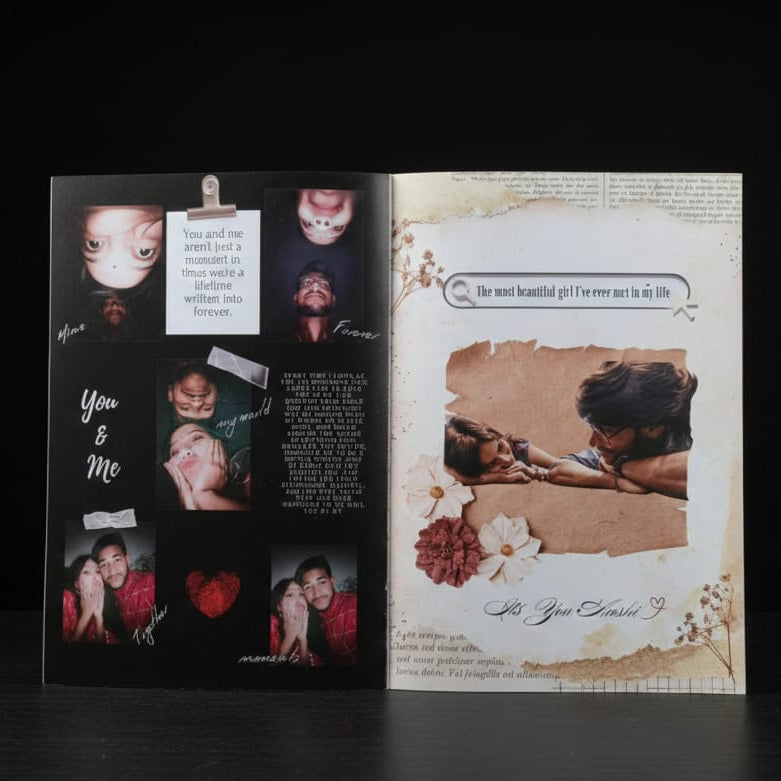 12 PAGE COUPLE MAGAZINE  | 18 POLAROID IMAGES FREE | 1 CUSTOMIZED WISH CARD FREE