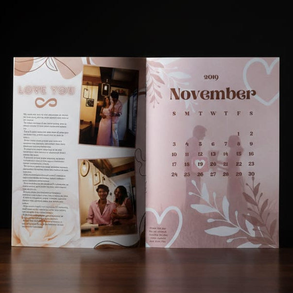 12 PAGE COUPLE MAGAZINE  | 18 POLAROID IMAGES FREE | 1 CUSTOMIZED WISH CARD FREE