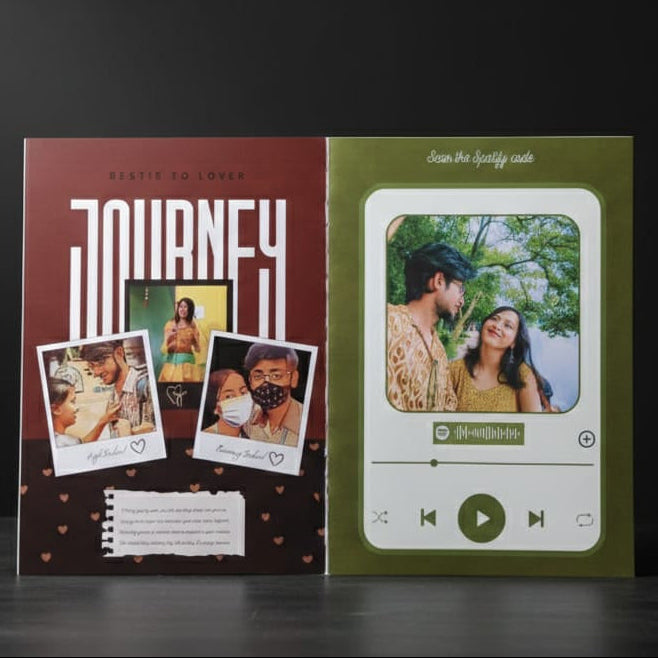 12 PAGE COUPLE MAGAZINE  | 18 POLAROID IMAGES FREE | 1 CUSTOMIZED WISH CARD FREE