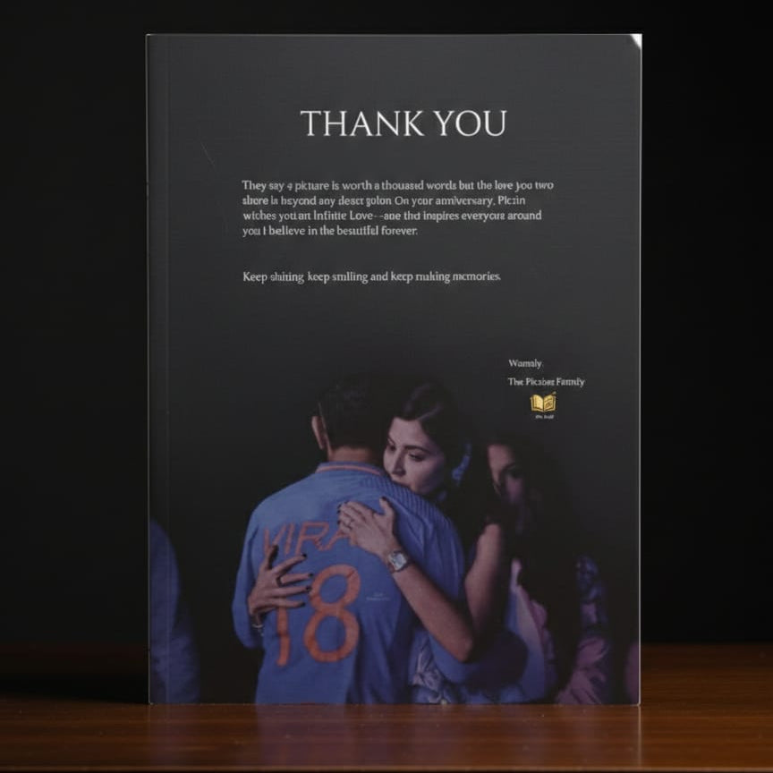 12 PAGE WEDDING ANNIVERSARY MAGAZINE  | 18 POLAROID IMAGES FREE | 1 CUSTOMIZED WISH CARD FREE