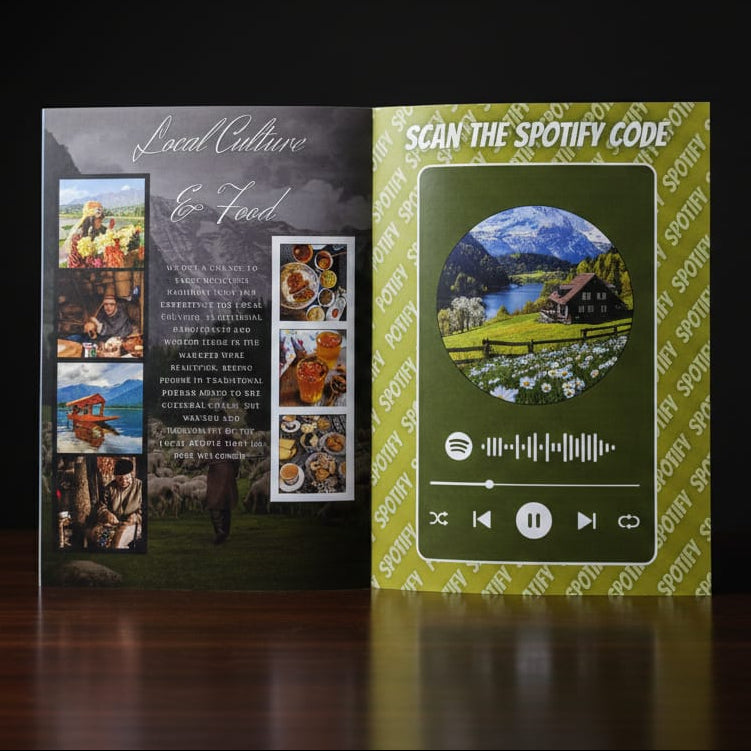 12 PAGE TRAVELING MAGAZINE  | 18 POLAROID IMAGES FREE | 1 CUSTOMIZED WISH CARD FREE