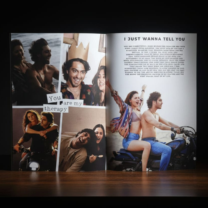 8 PAGE COUPLE MAGAZINE  | 9 POLAROID IMAGES FREE