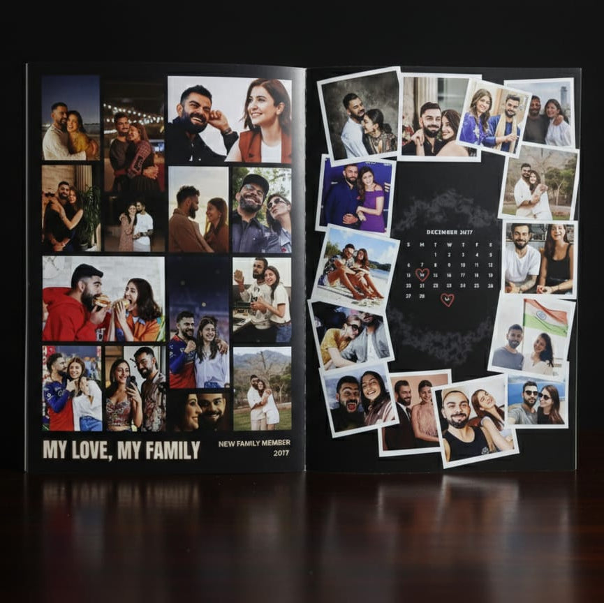 12 PAGE WEDDING ANNIVERSARY MAGAZINE  | 18 POLAROID IMAGES FREE | 1 CUSTOMIZED WISH CARD FREE