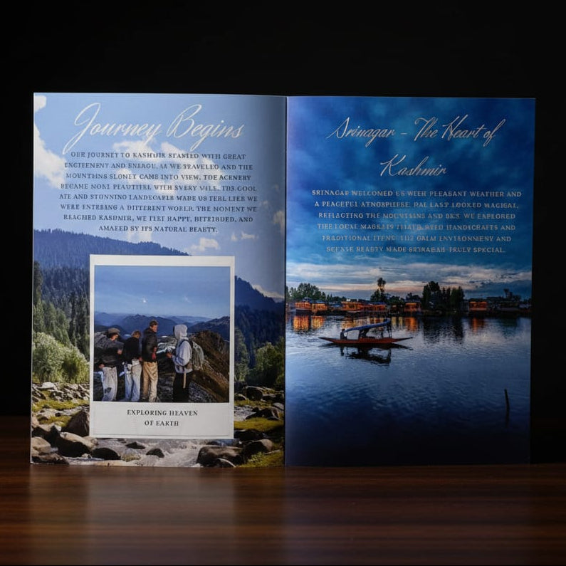 12 PAGE TRAVELING MAGAZINE  | 18 POLAROID IMAGES FREE | 1 CUSTOMIZED WISH CARD FREE