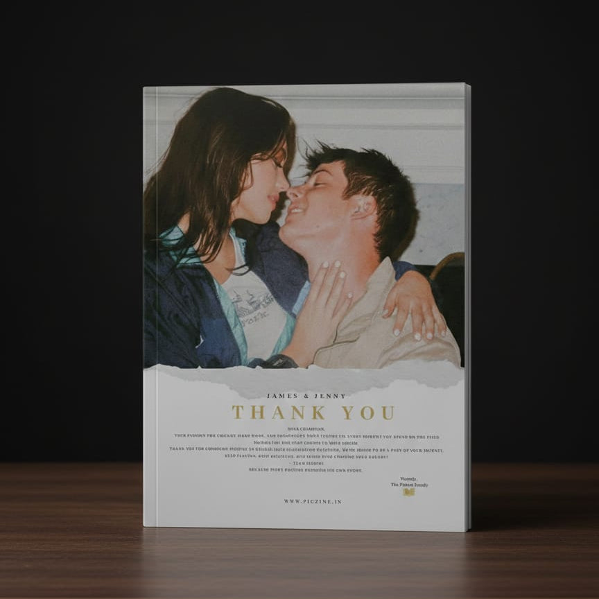 20 PAGE COUPLE / BIRTHDAY PREMIUM MAGAZINE | A4 SIZE PHOTO FRAME FREE | 40 POLAROID IMAGES FREE