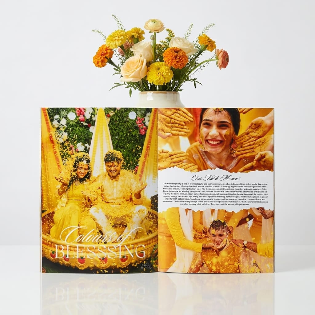 20 PAGE WEDDING PREMIUM MAGAZINE | A4 SIZE PHOTO FRAME FREE | 40 POLAROID IMAGES FREE