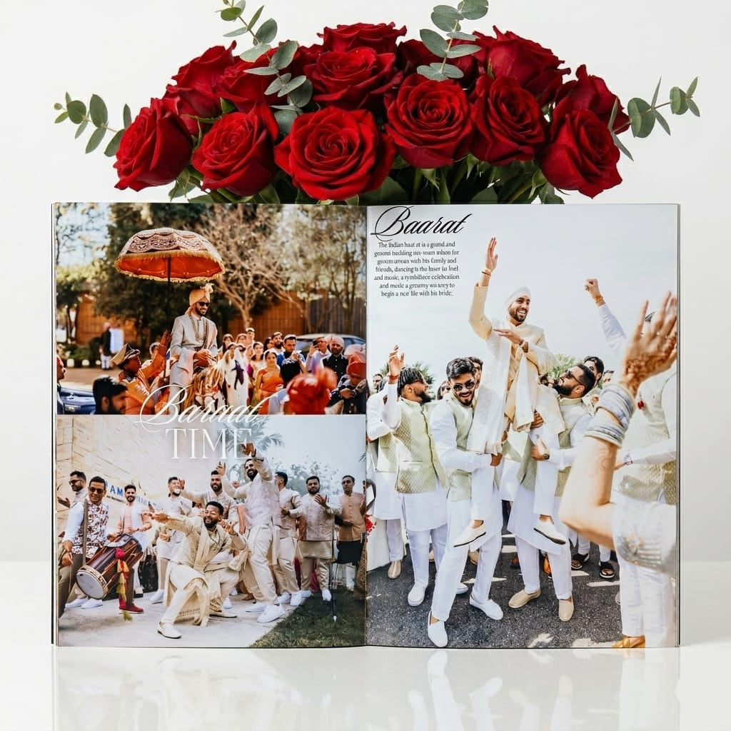 20 PAGE WEDDING PREMIUM MAGAZINE | A4 SIZE PHOTO FRAME FREE | 40 POLAROID IMAGES FREE