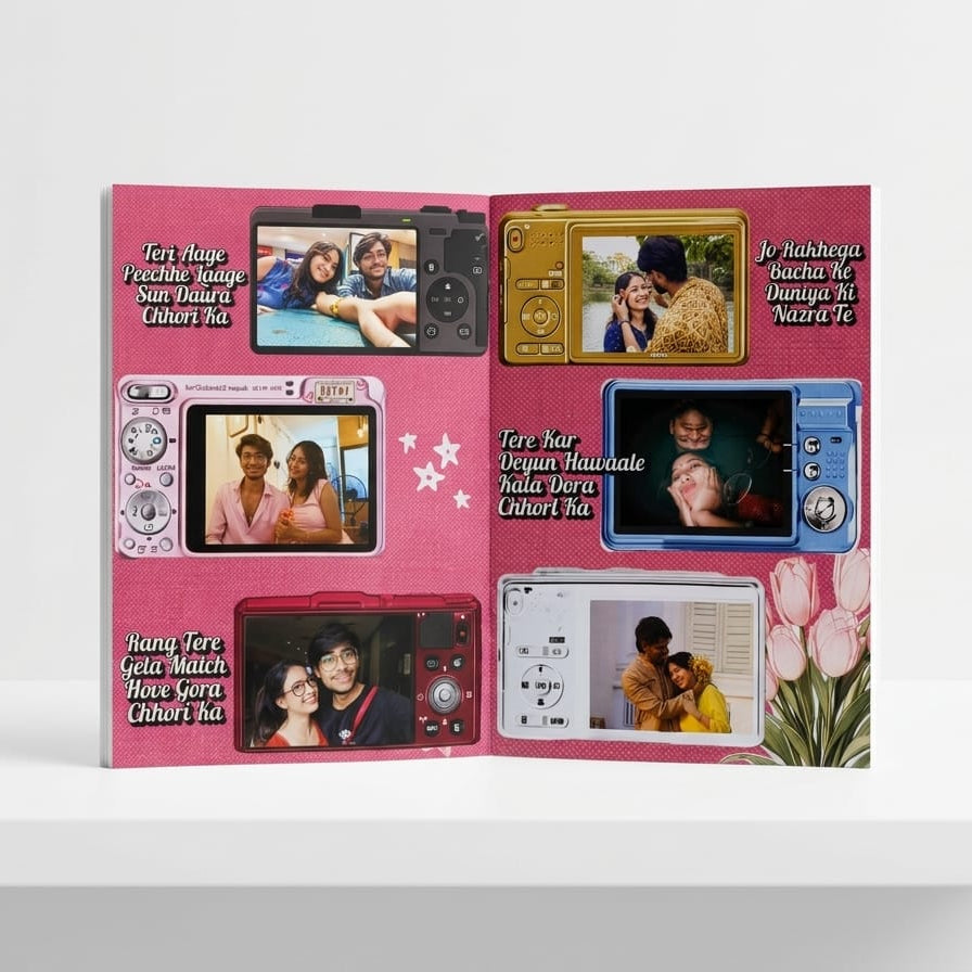 8 PAGE LYRICAL COUPLE MAGAZINE | 9 POLAROID IMAGES FREE