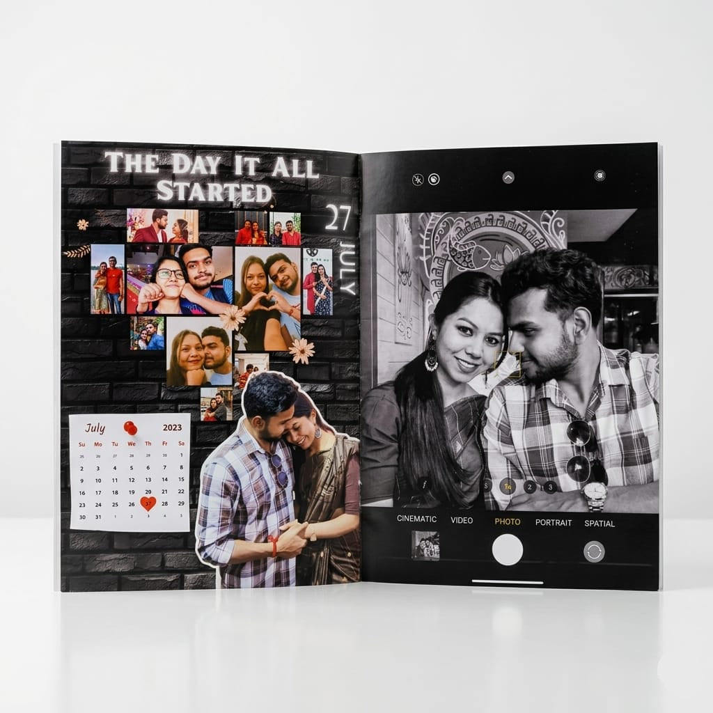 8 PAGE COUPLE MAGAZINE  | 9 POLAROID IMAGES FREE