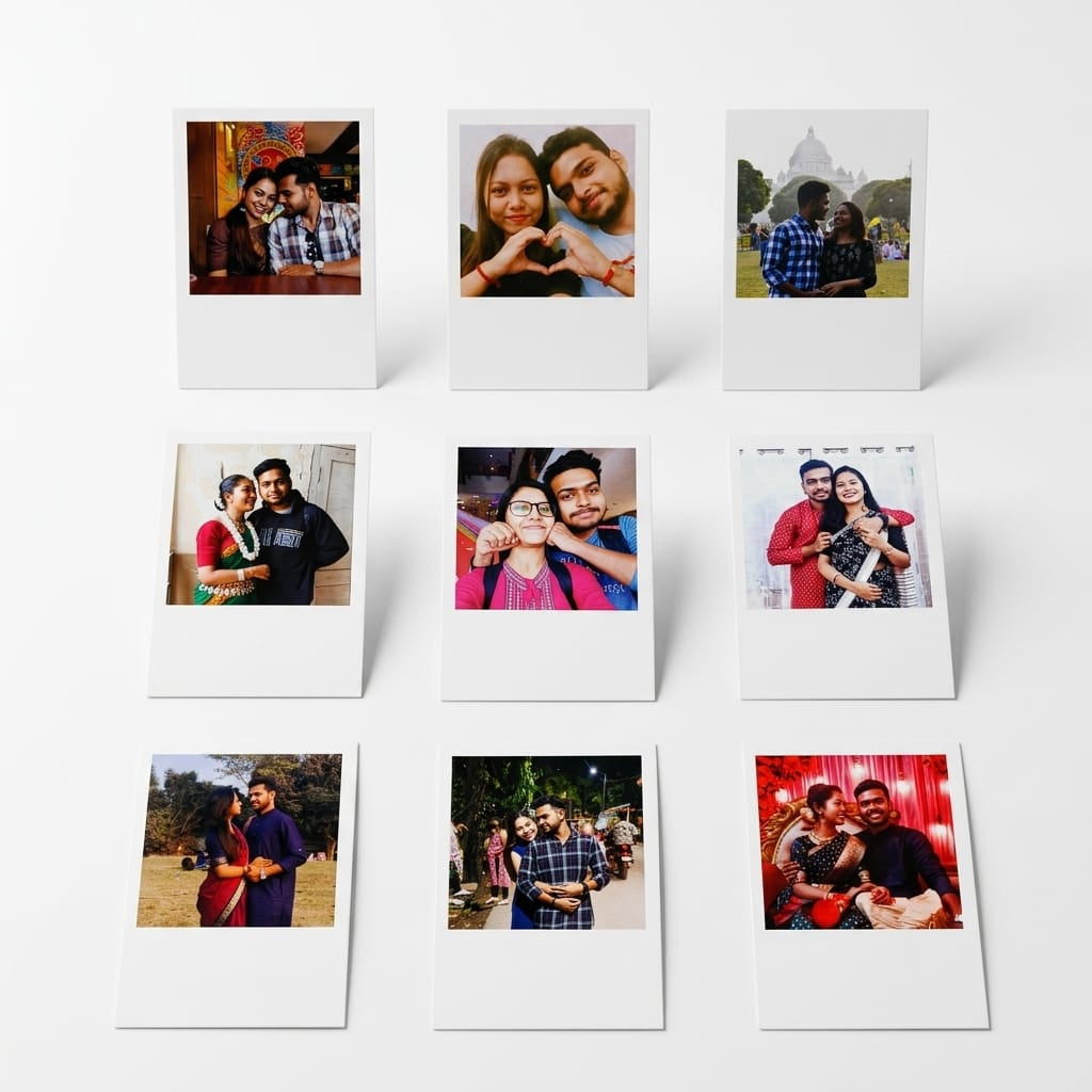 8 PAGE COUPLE MAGAZINE  | 9 POLAROID IMAGES FREE