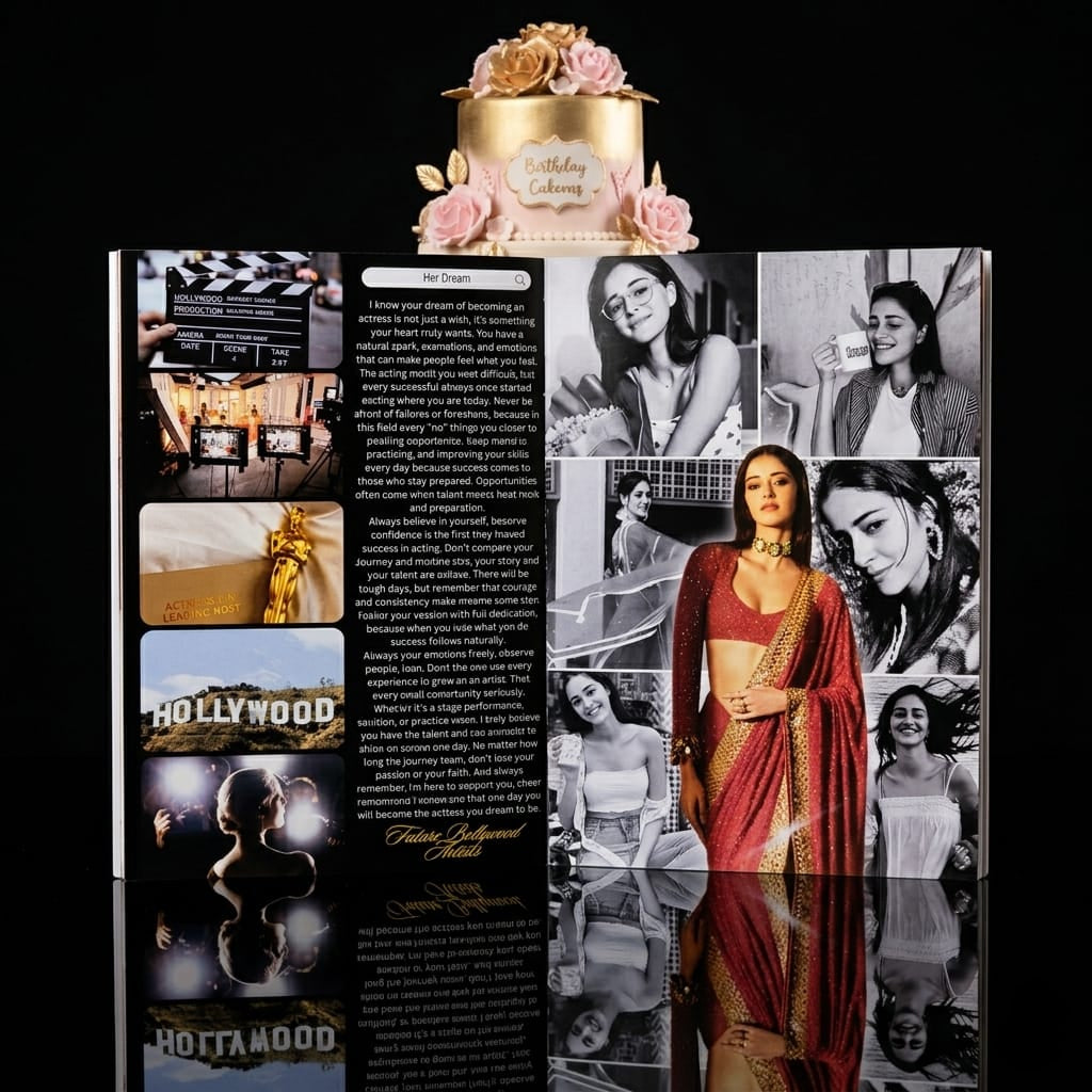 20 PAGE BIRTHDAY PREMIUM MAGAZINE | A4 SIZE PHOTO FRAME FREE | 40 POLAROID IMAGES FREE