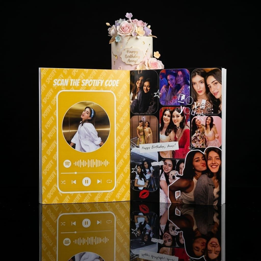20 PAGE BIRTHDAY PREMIUM MAGAZINE | A4 SIZE PHOTO FRAME FREE | 40 POLAROID IMAGES FREE